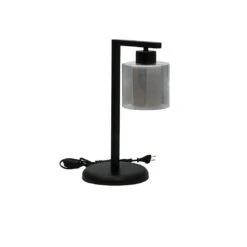 Tischleuchte Eiffel Doppelt Verglasung Schwarz-Grau