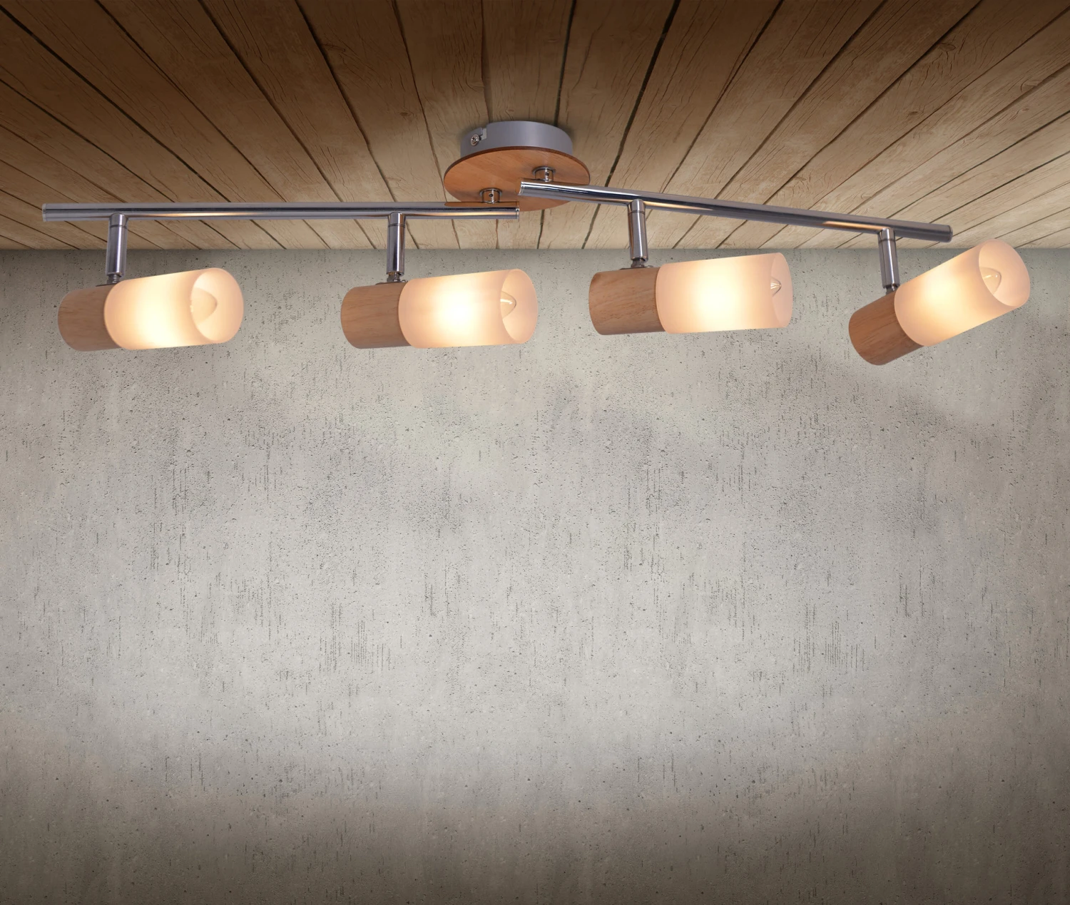 4er Wand. U, Deckenspot "Todtnau" In Weiß – Bild 2