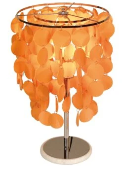 Deko-Tischleuchte "LOUNGE" In Orange