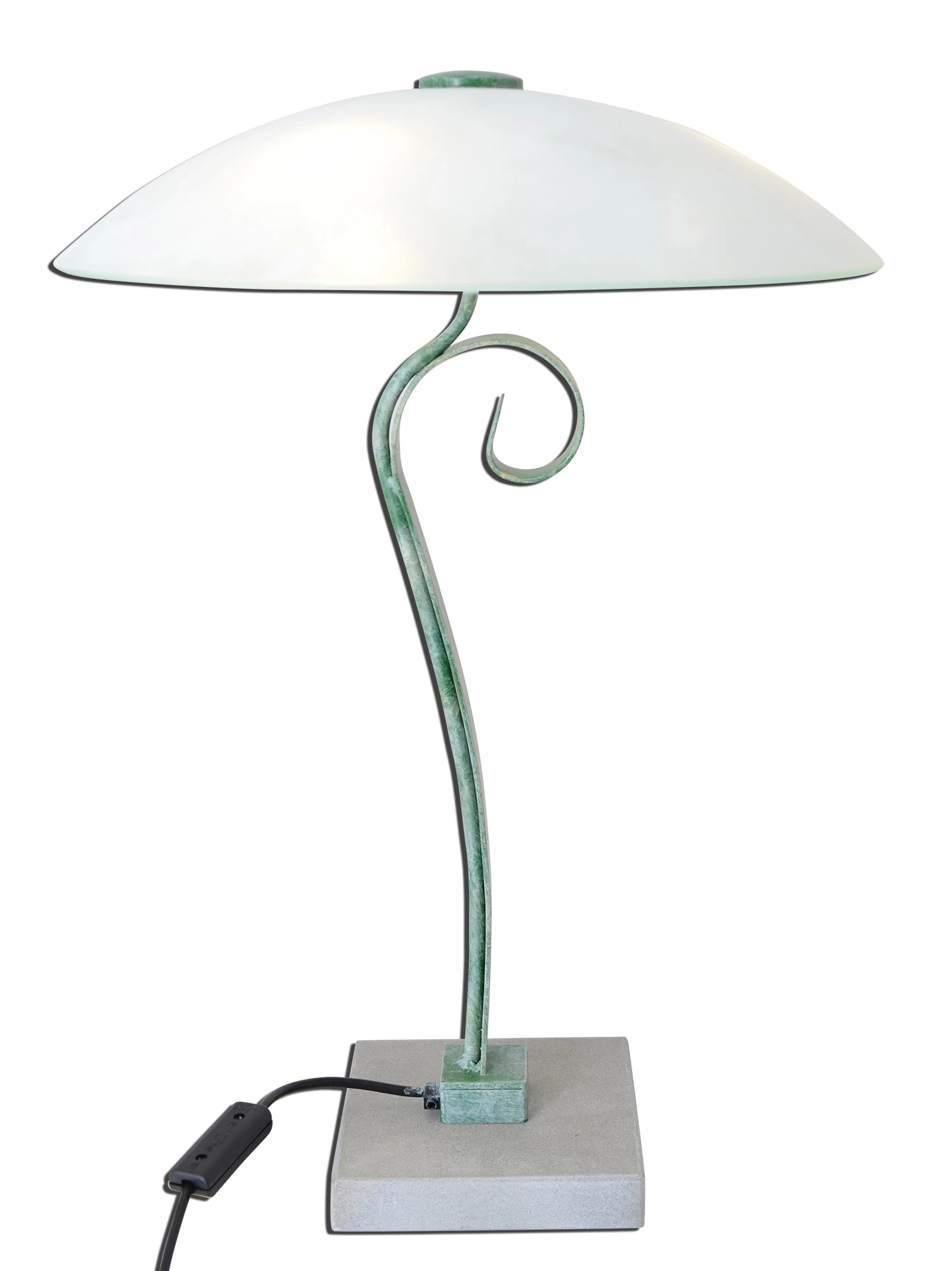 Glastischleuchte "Ian" In Grün – Bild 2