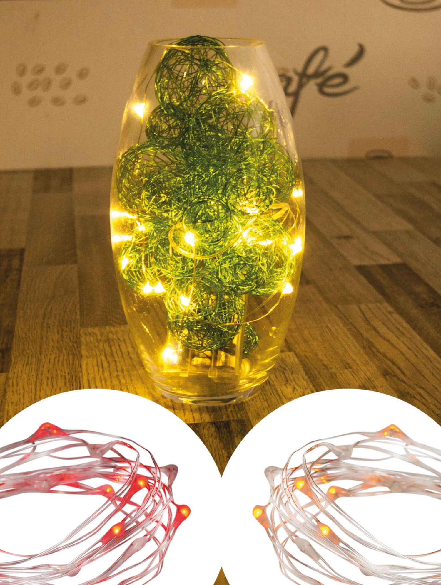 LED-Lichterkette 4er Set In Rot – Bild 4