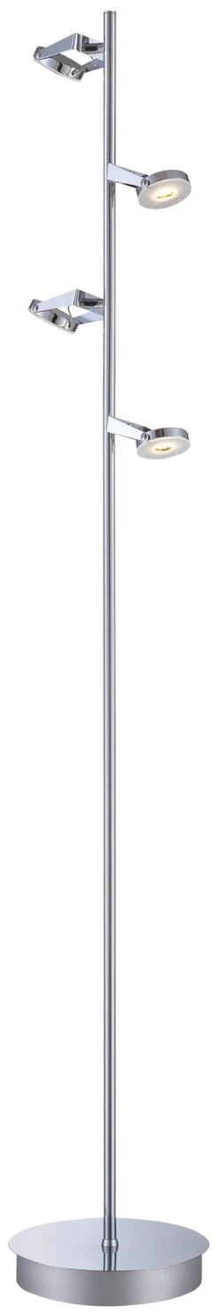 LED Stehleuchten "Platrix" In Chrome