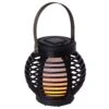Solar-Tischdeko "Rattan-Flamme" (H) 15 Cm In Schwarz