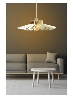 Hängeleuchte In Weiß - (H)50 X Ø 68 Cm