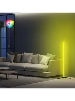 LED-Standleuchte "Lumos" In Schwarz/ Bunt - (H)120 Cm