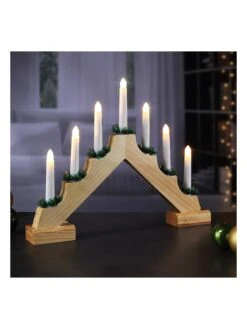 LED-Lichterbogen In Natur - (B)42,5 X (H)32 X (T)4,5 Cm