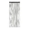 10 X Fadenvorhang "Glitzer" In Schwarz - (L)245 X (B)90 Cm