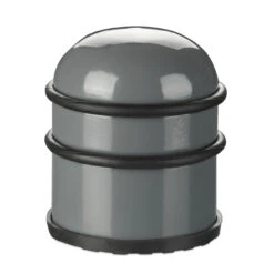 10x Türstopper In Grau - ∅ 7 Cm