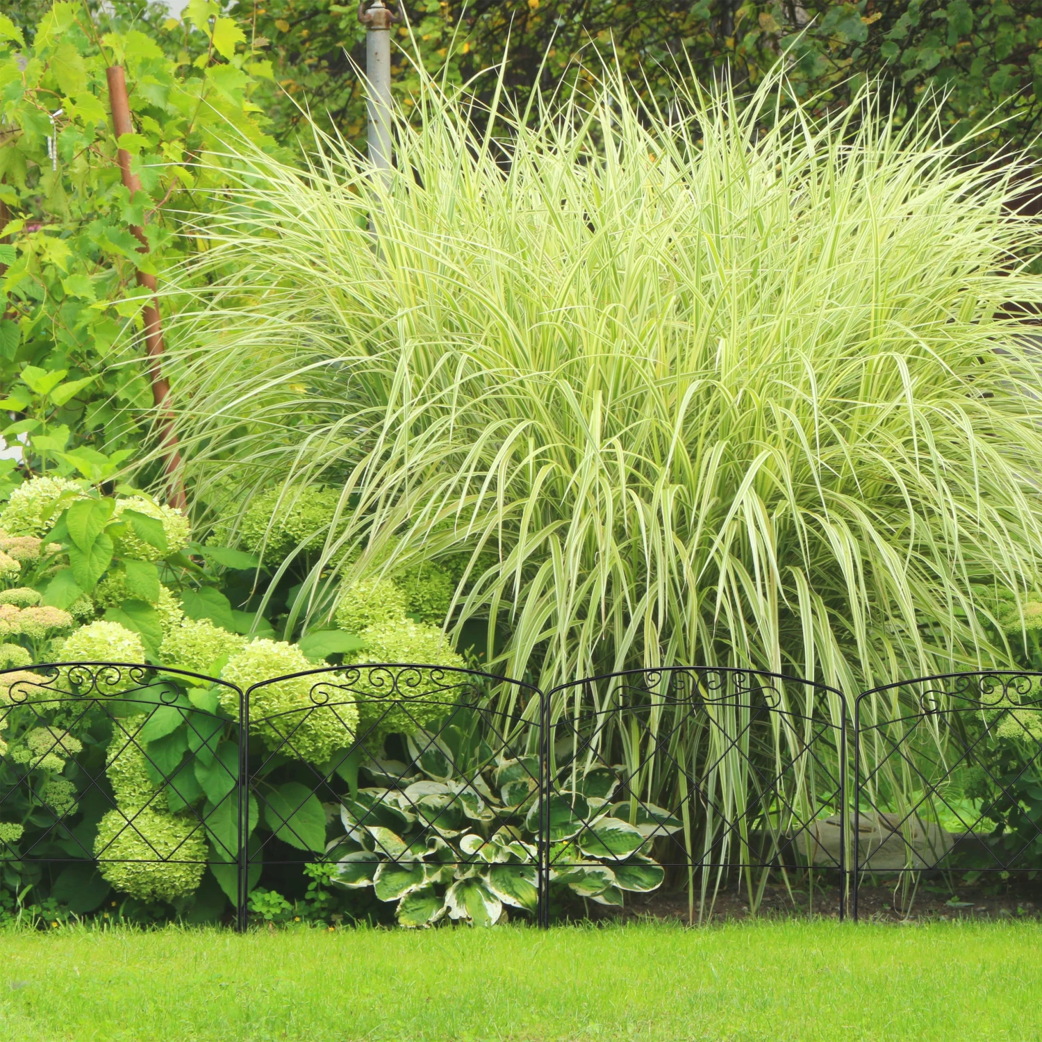 12tlg. Beetzaun Set In Schwarz - (B)735 X (H)41,5 Cm – Bild 2