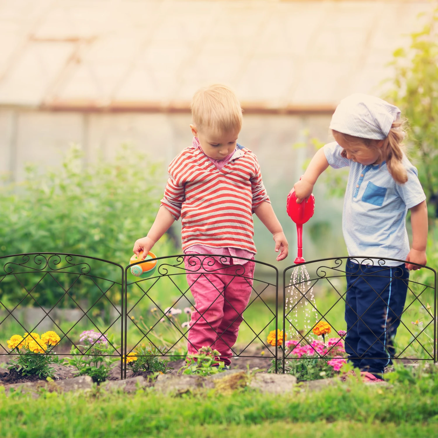 12tlg. Beetzaun Set In Schwarz - (B)735 X (H)41,5 Cm – Bild 3