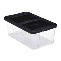 12x Schuhboxen In Schwarz