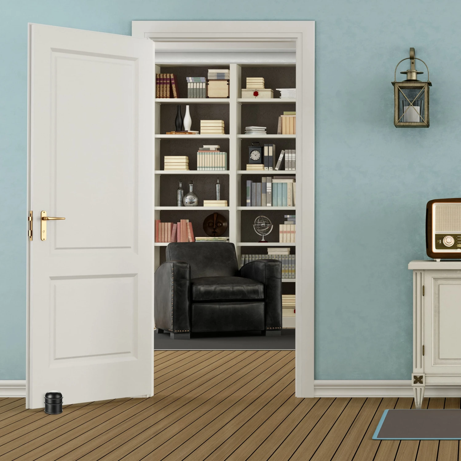 1x Türstopper In Schwarz - ∅ 7 Cm – Bild 3