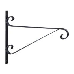 2 X Blumenampel-Halterung In Schwarz