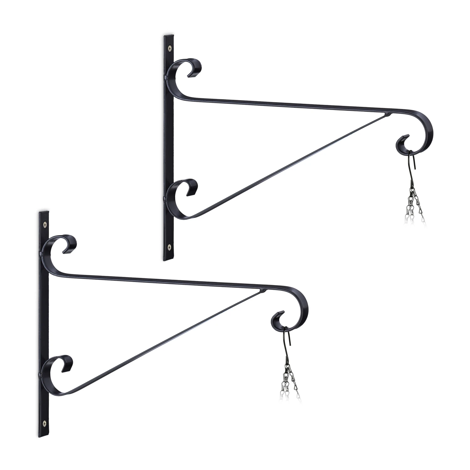 2 X Blumenampel-Halterung In Schwarz – Bild 8