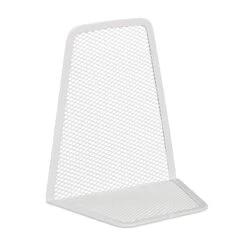 2 X Buchstütze In Weiß - (B)9 X (H)14 X (T)12 Cm