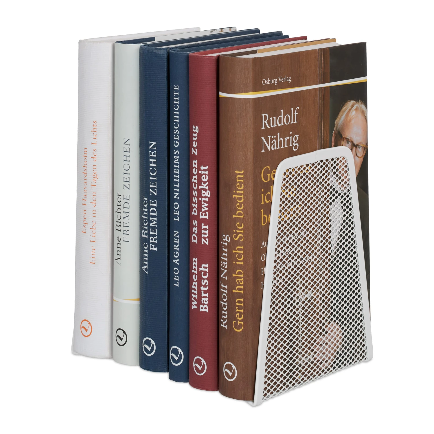 2 X Buchstütze In Weiß - (B)9 X (H)14 X (T)12 Cm – Bild 6