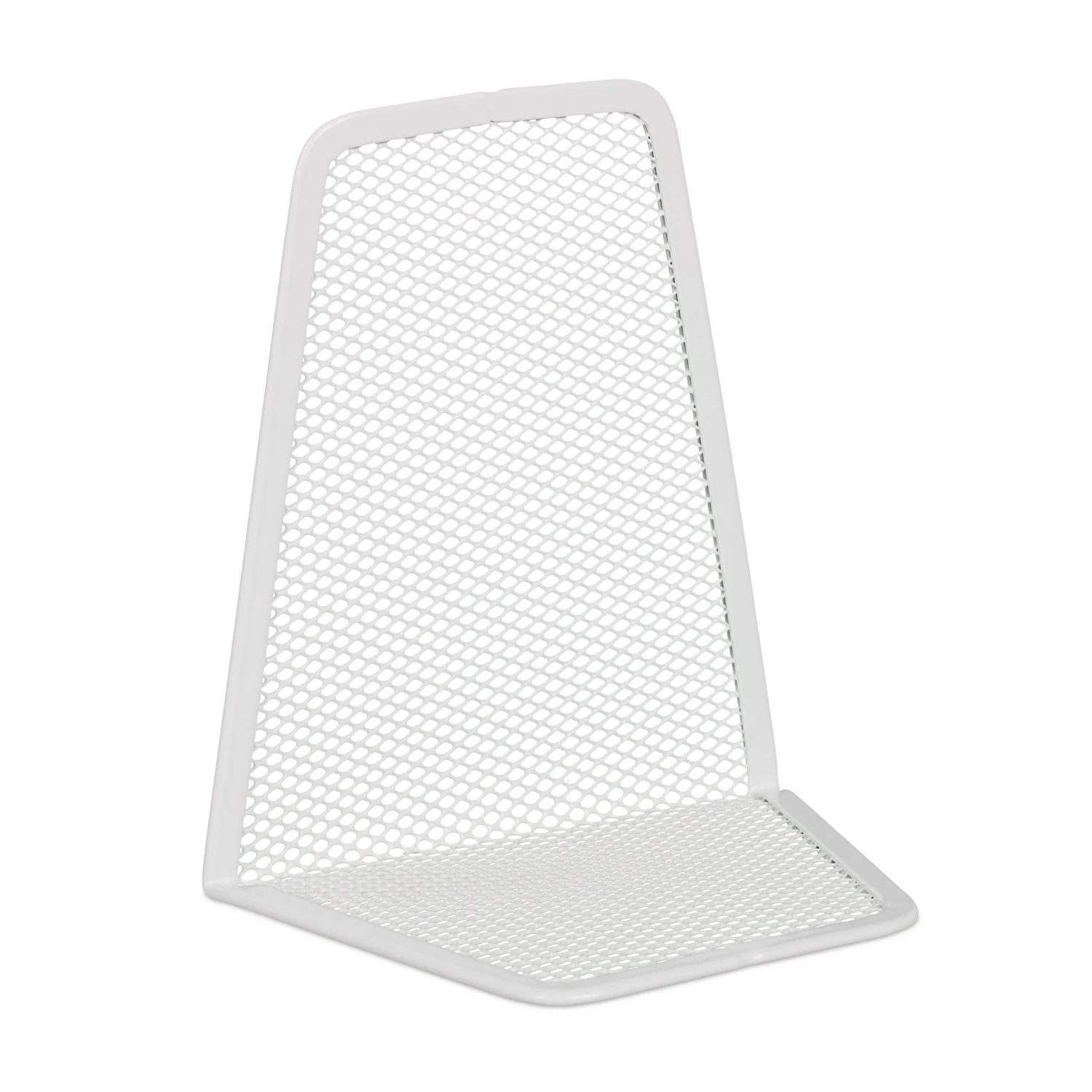 2 X Buchstütze In Weiß - (B)9 X (H)14 X (T)12 Cm