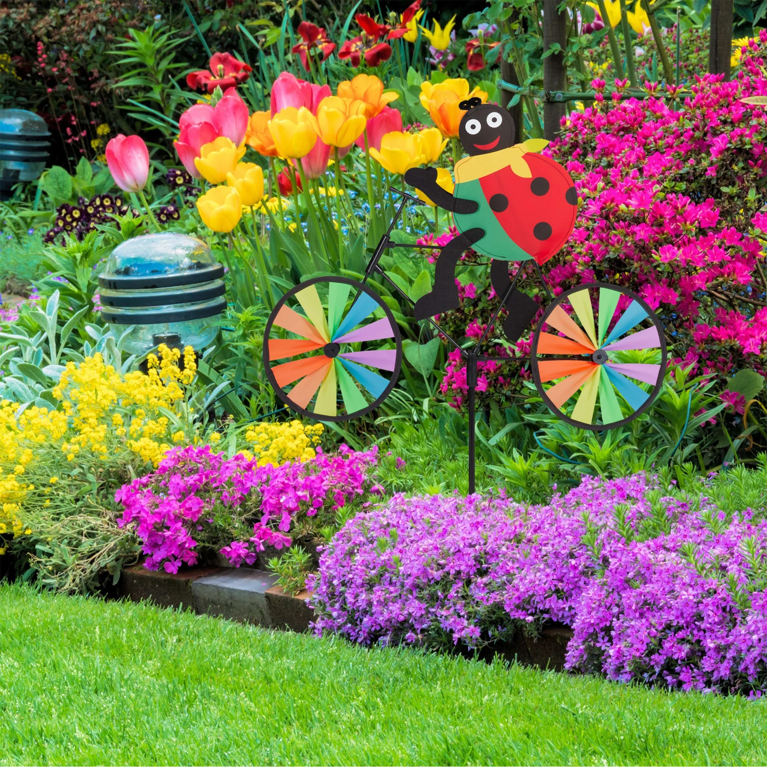 2 X Windrad "Marienkäfer" In Bunt - (B)52 X (H)75,5 X (T)4 Cm – Bild 5