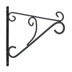 2x Blumenampel Halterung In Schwarz