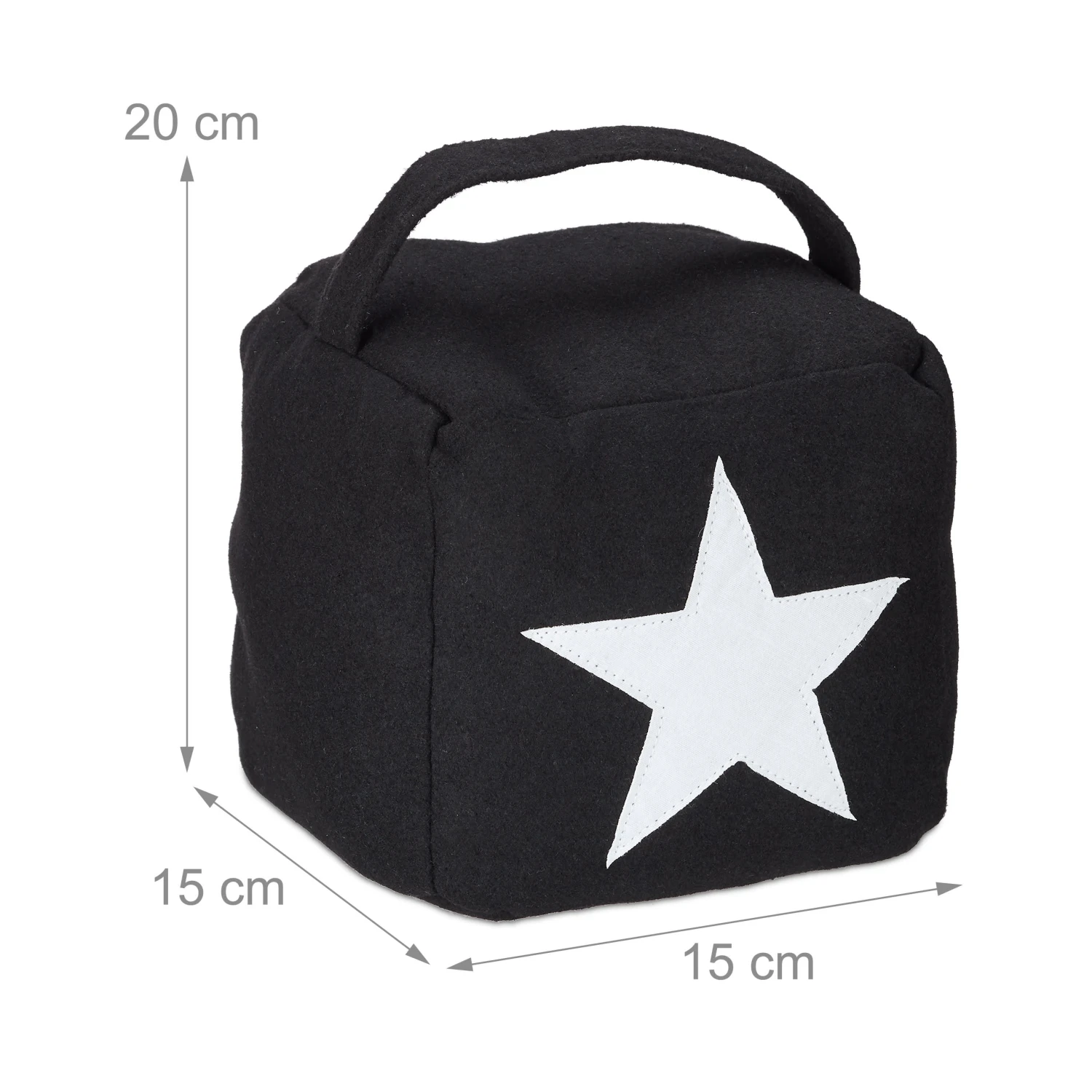 2x Türstopper "Stern" In Schwarz – Bild 4