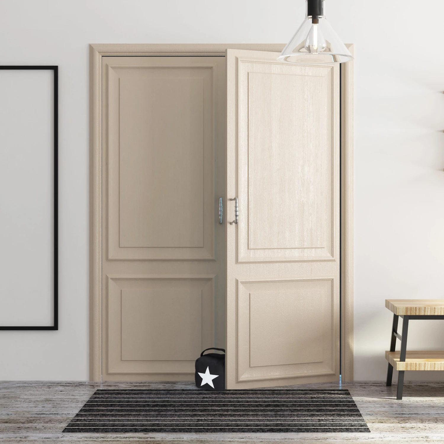 2x Türstopper "Stern" In Schwarz – Bild 5