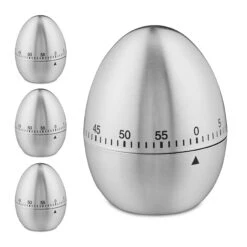 4x Eieruhr In Silber