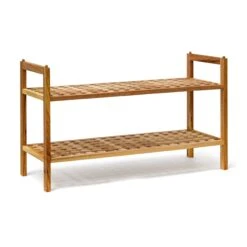 4x Schuhregal In Natur - (B)69 X (H)40,5 X (T)26 Cm