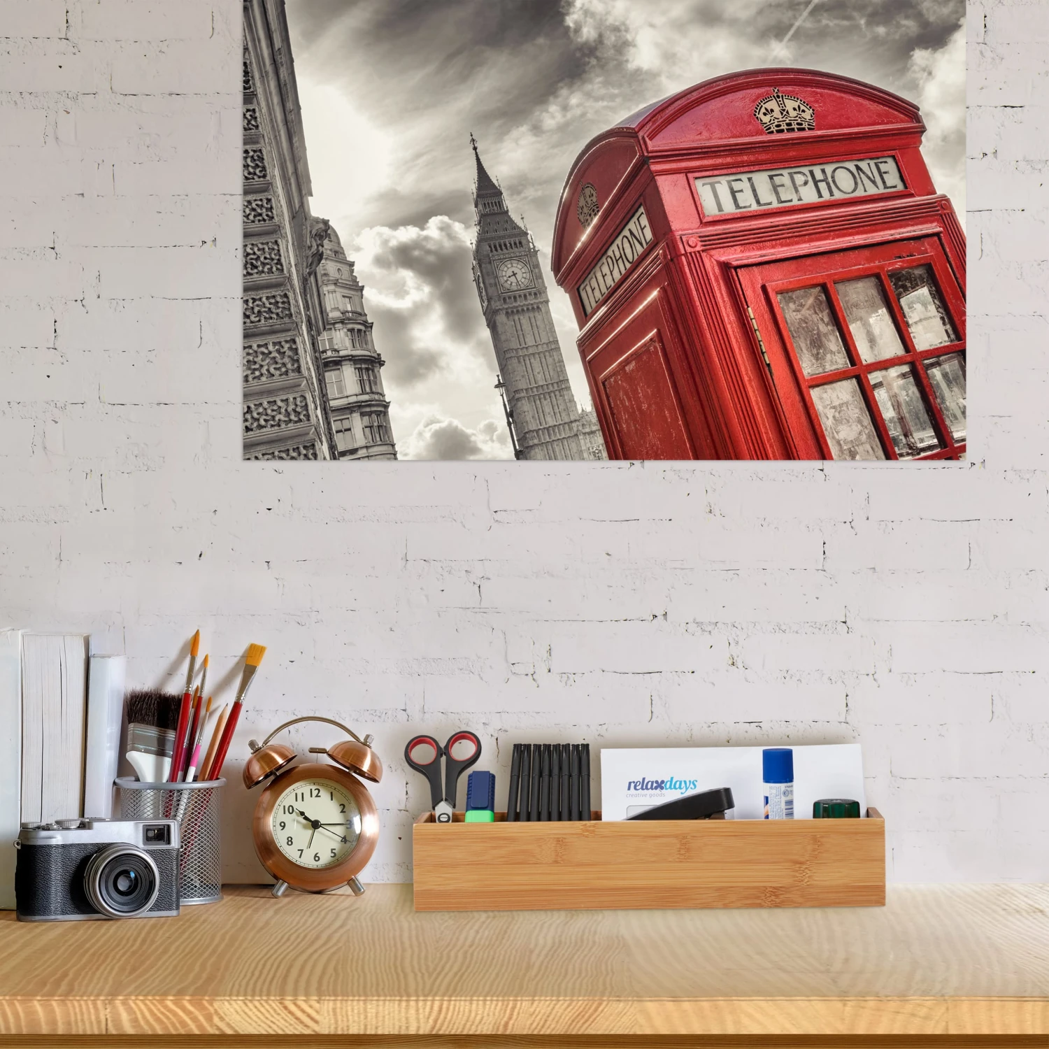 Bambus Box In Natur - (B)38 X (H)7 X (T)8 Cm – Bild 5