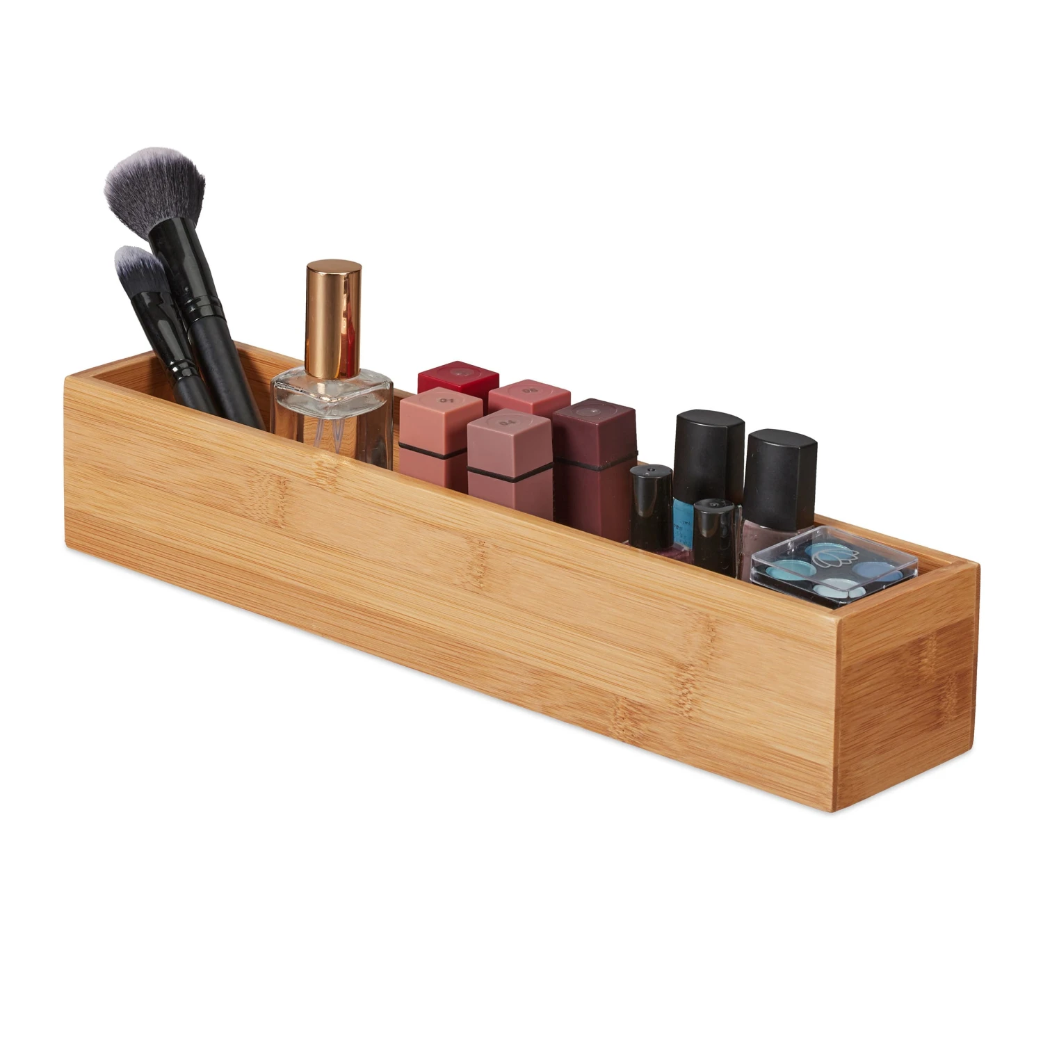 Bambus Box In Natur - (B)38 X (H)7 X (T)8 Cm – Bild 8