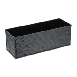 Blumenkasten In Schwarz - (B)40 (H)14 X (T)15 Cm