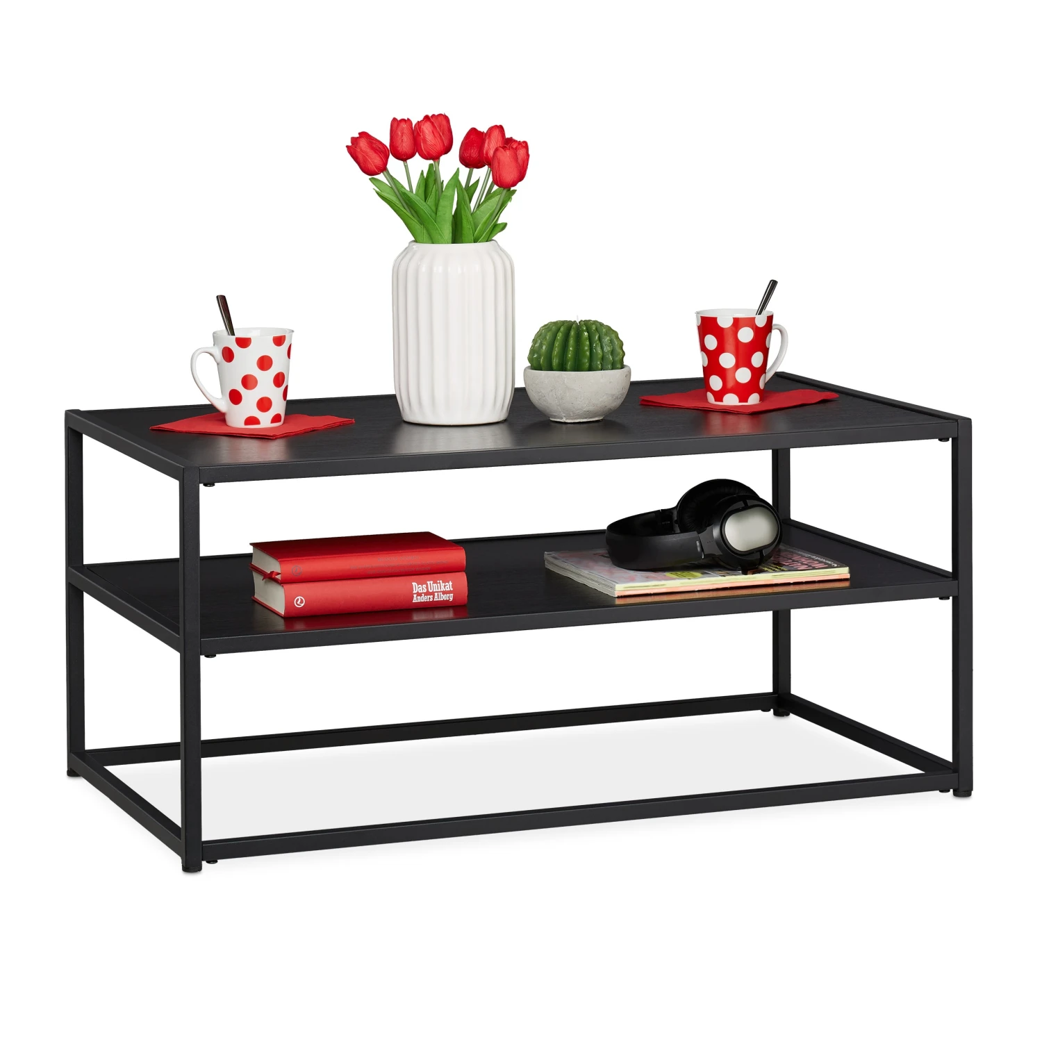 Couchtisch In Schwarz - (B)90 X (H)42 X (T)50 Cm – Bild 8