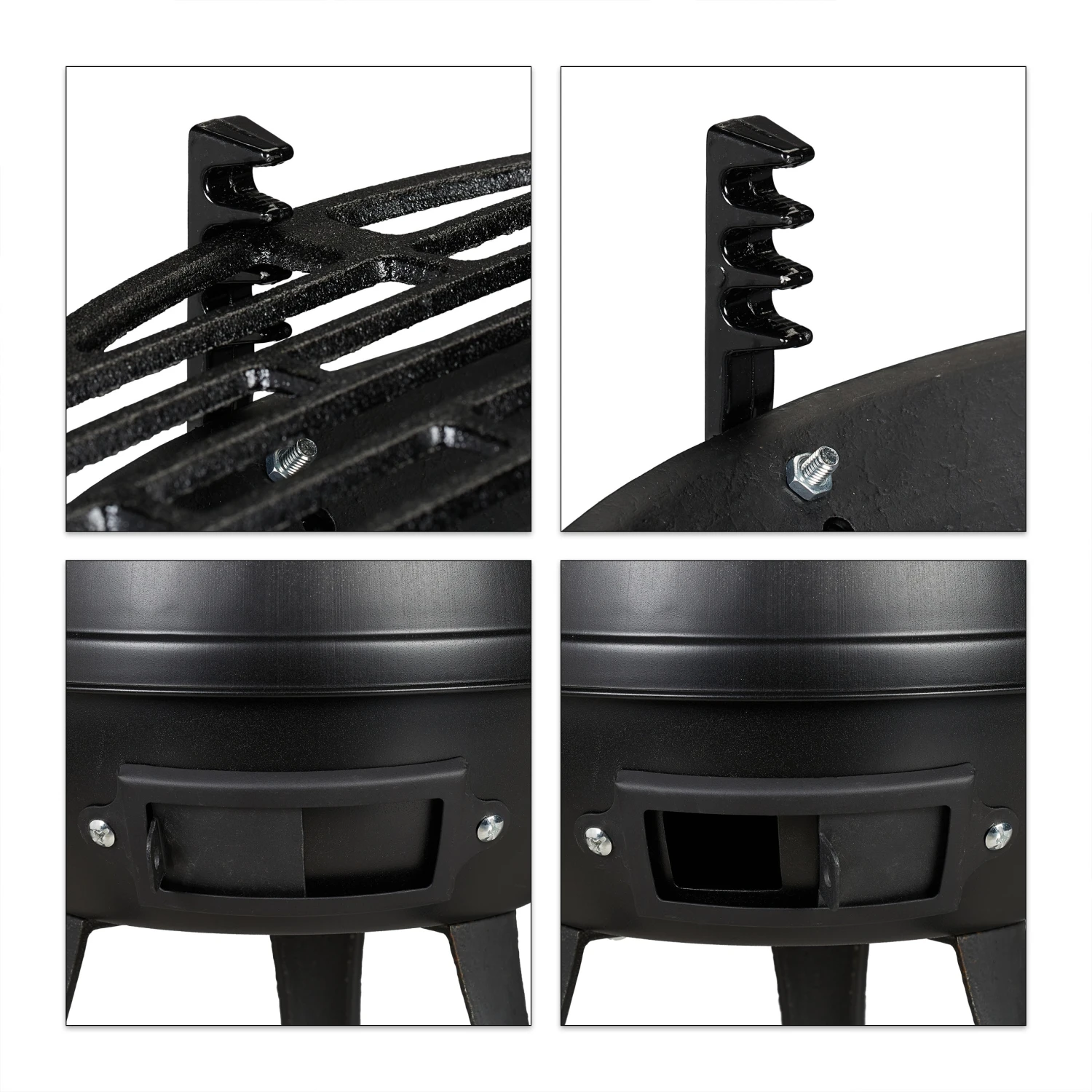 Grillfass In Schwarz - Ø 35 Cm – Bild 7