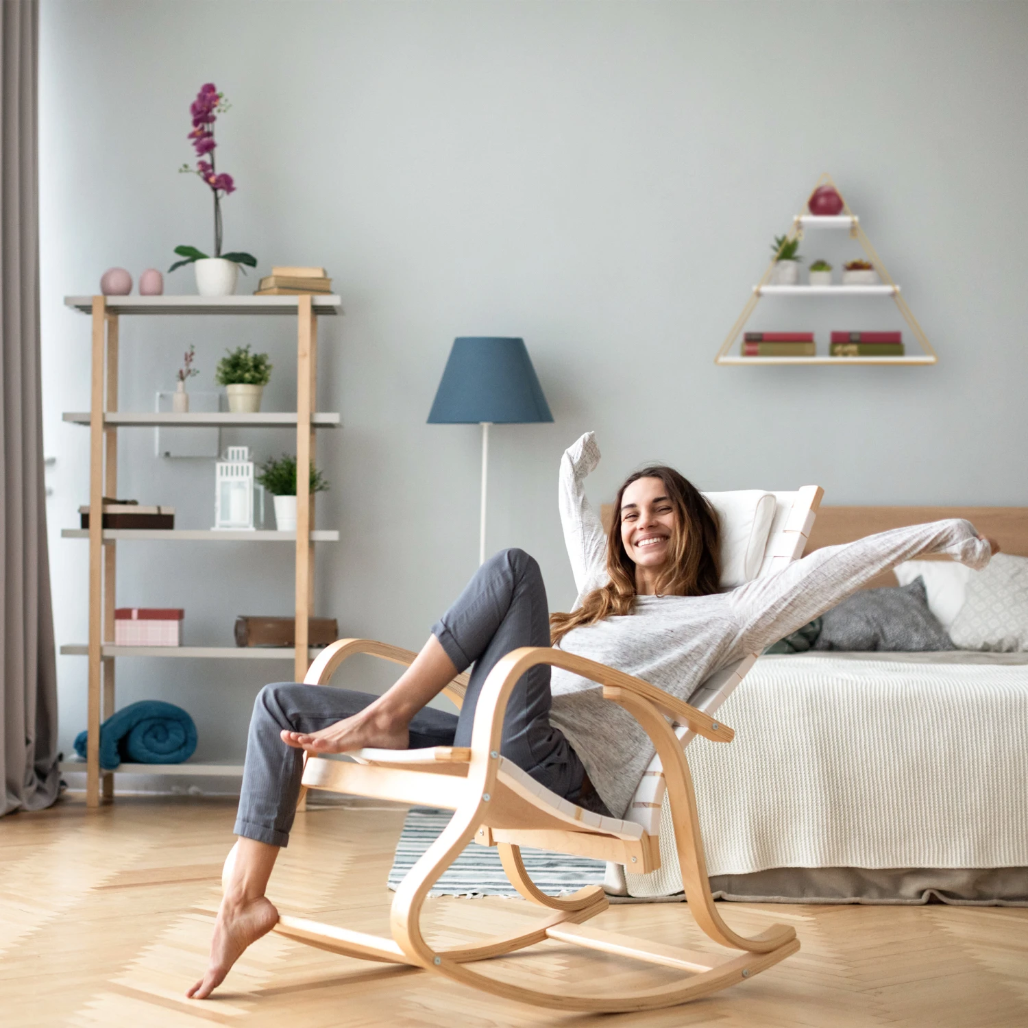 Hängeregal In Weiß/ Gold - (B)62 X (H)54 X (T)15 Cm – Bild 3