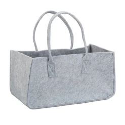 Kaminholztasche In Grau