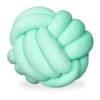 Knotenkissen In Mint - Ø 25 Cm