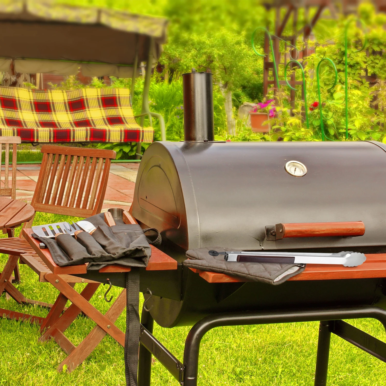 Küchenzange In Silber - 38 Cm – Bild 2