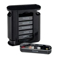 Pillendose In Schwarz