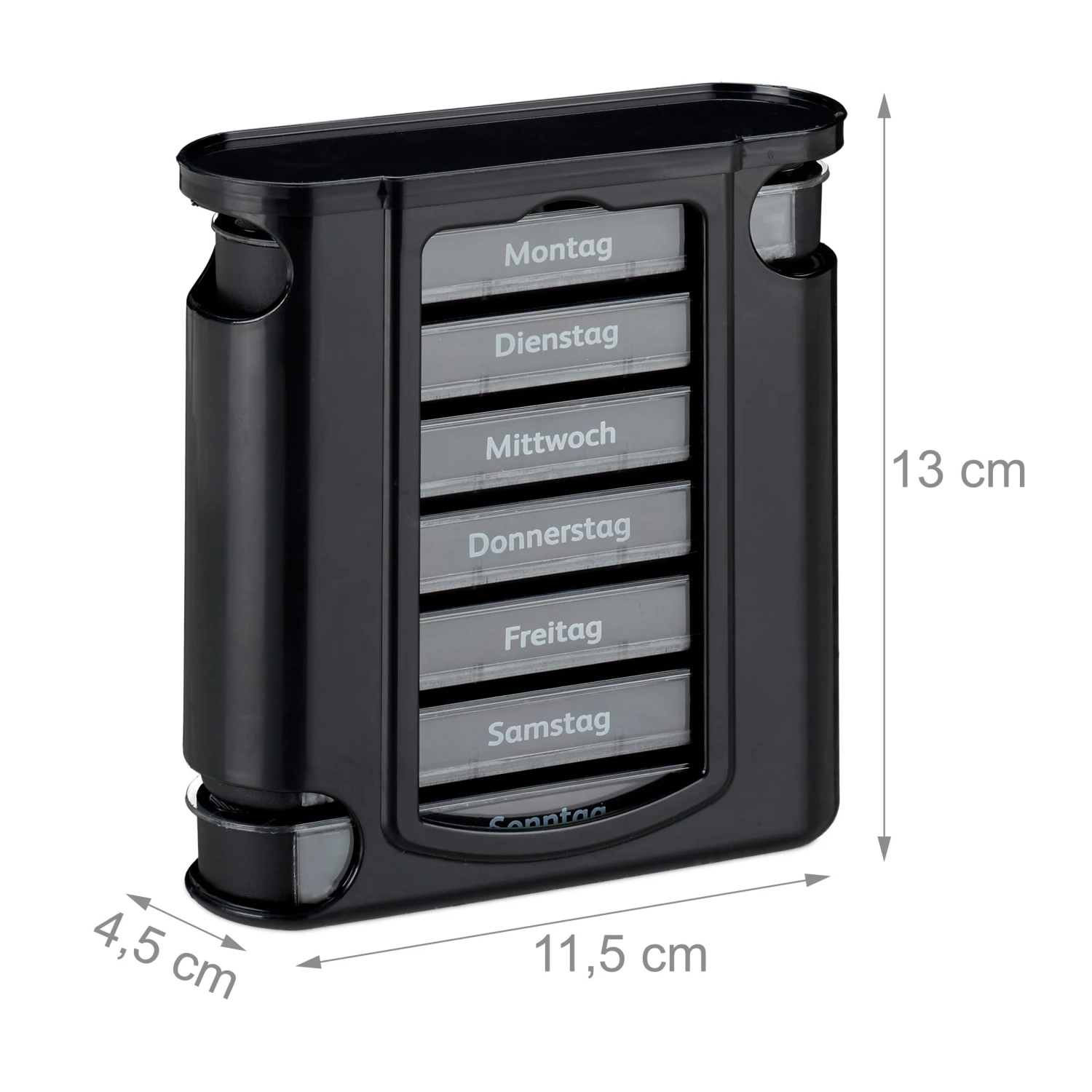 Pillendose In Schwarz – Bild 4