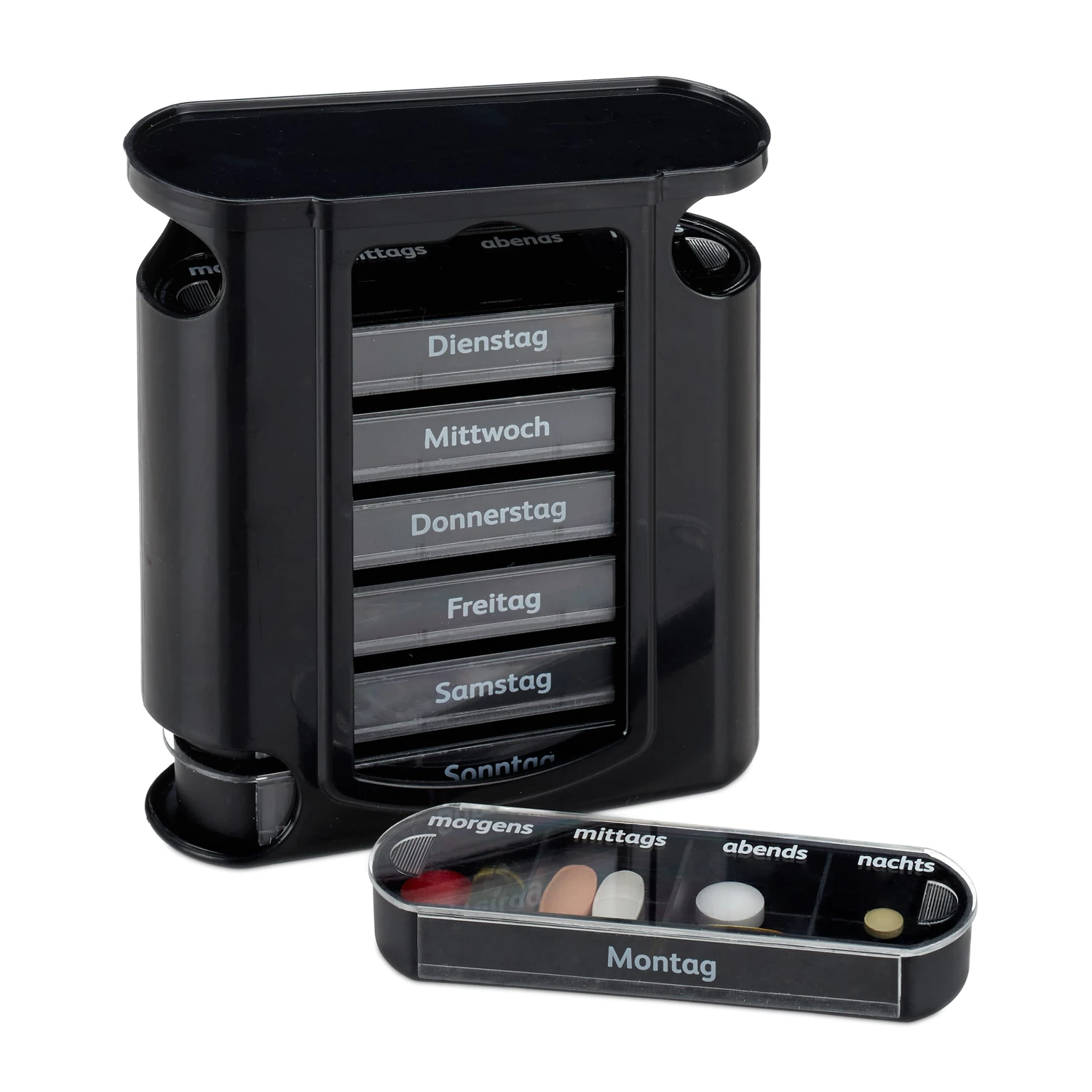 Pillendose In Schwarz