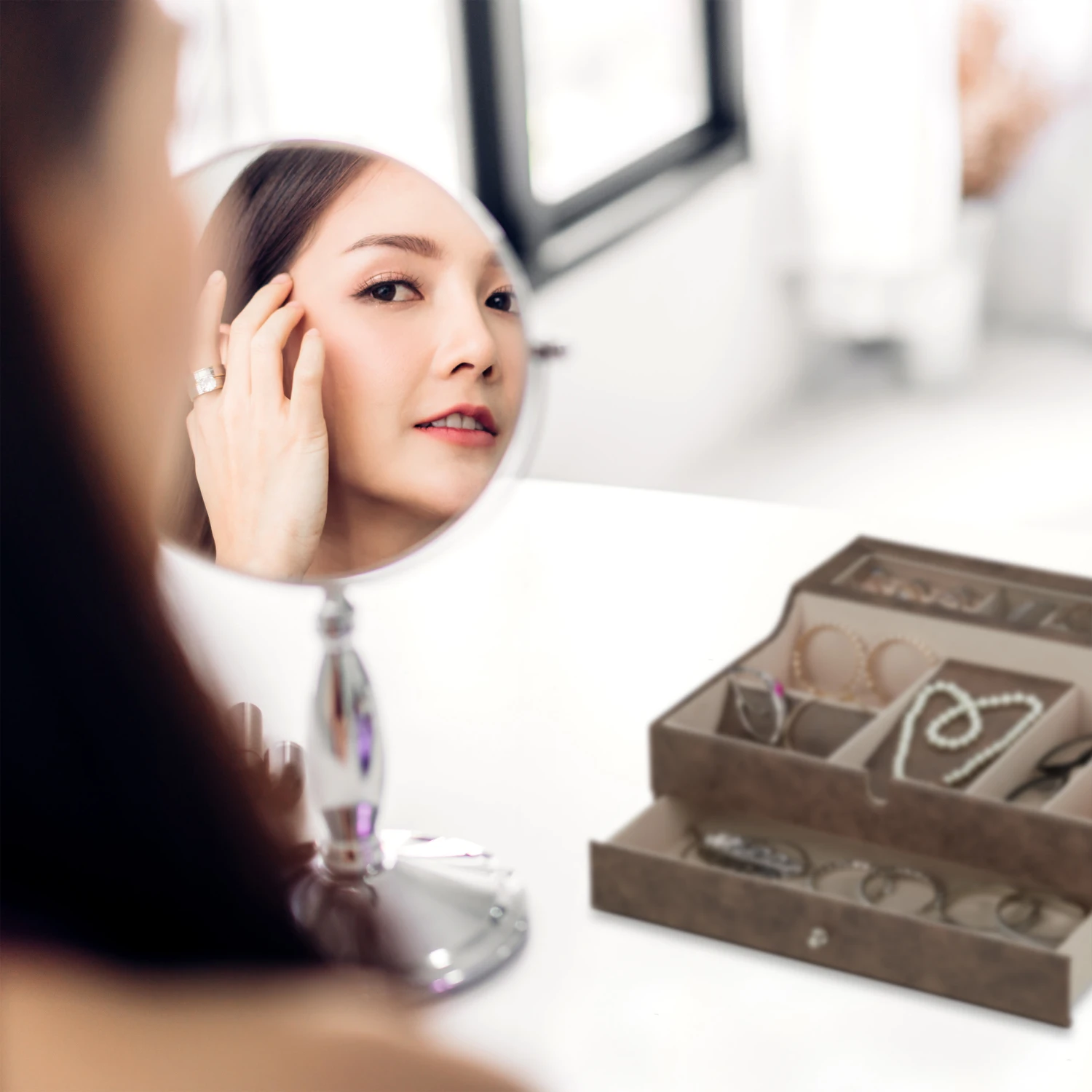 Schmuckkästchen In Braun - (B)34 X (H)13 X (T)31 Cm – Bild 3