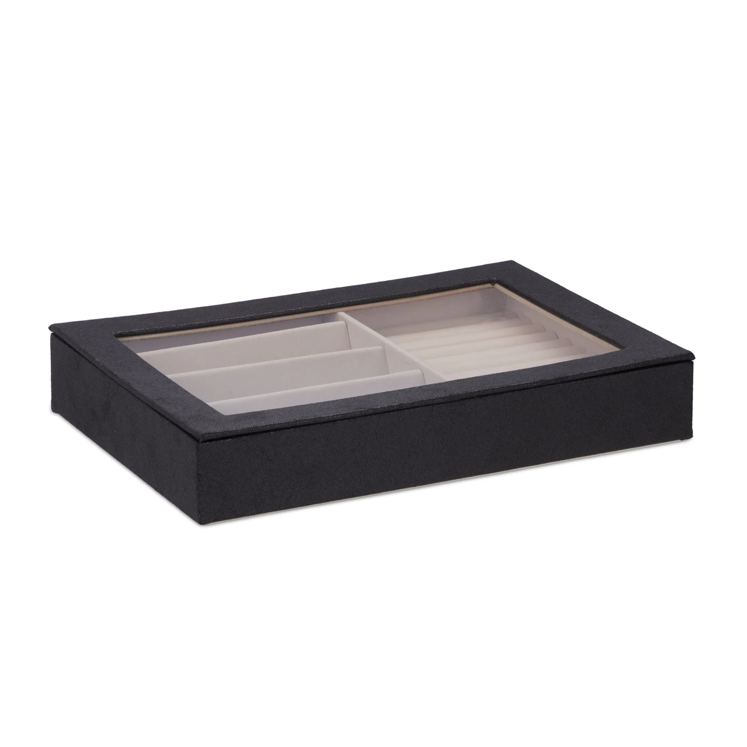 Schmuckkästchen In Schwarz - (B)30 X (H)5 X (T)21 Cm