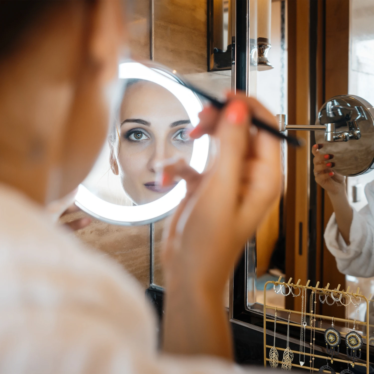 Schmuckständer In Schwarz - (B)20x (H)21 X (T)10 Cm – Bild 3