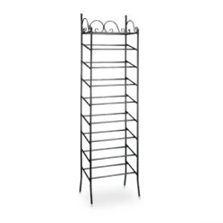 Schuhregal In Schwarz - (B)48 X (H)174 X (T)29 Cm