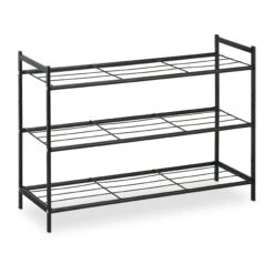 Schuhregal In Schwarz - (B)70 X (H)50 X (T)26 Cm