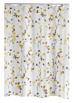 RIDDER Duschvorhang Textil Berry Inkl. Ringe Multicolor 180x200 Cm