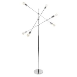 Stehlampe VARIATION In Silber - 85 X 193 X 85cm