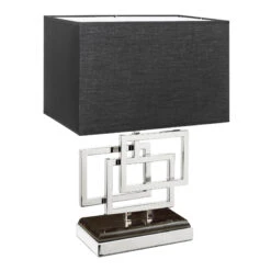 Tischleuchte ATLANTIS In Silber - 40 X 56 X 25cm