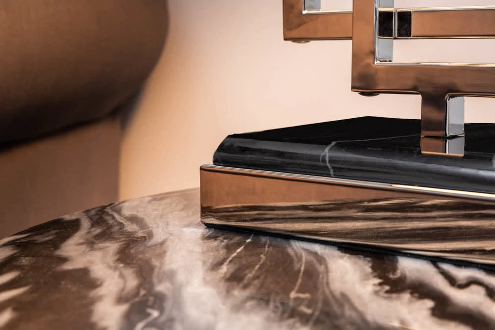 Tischleuchte ATLANTIS In Silber - 40 X 56 X 25cm – Bild 5