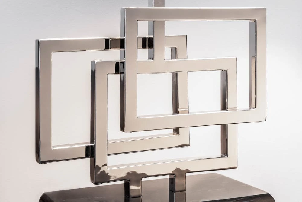 Tischleuchte ATLANTIS In Silber - 40 X 56 X 25cm – Bild 7