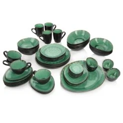 47-tlg. Komplettservice Palm Beach In Türkis